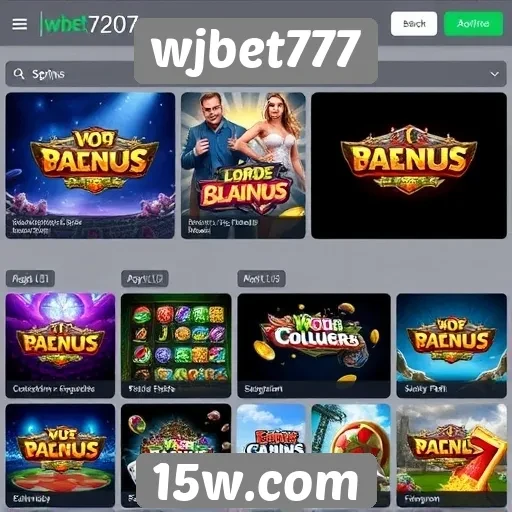 wjbet777 oferece diversas opções de jogos online